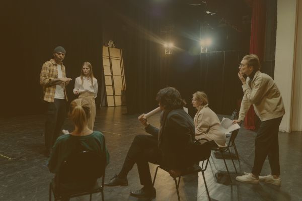 Opportunities board for cast, crew, and education